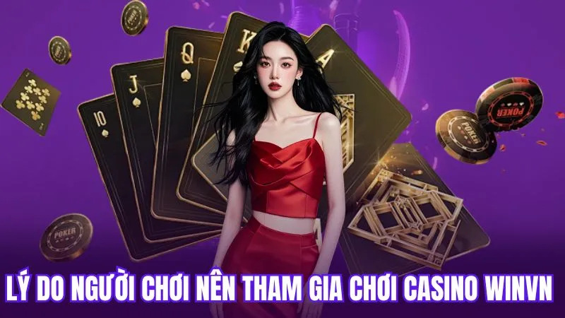 Lý do người chơi nên tham gia chơi casino WinVN